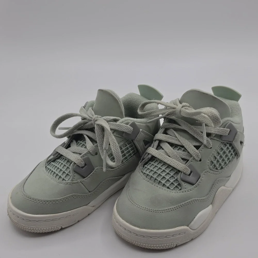 Jordan 4 Retro Kids Size 10C Seafoam Green‎ HV4384-003 Toddler Youth Size 6C